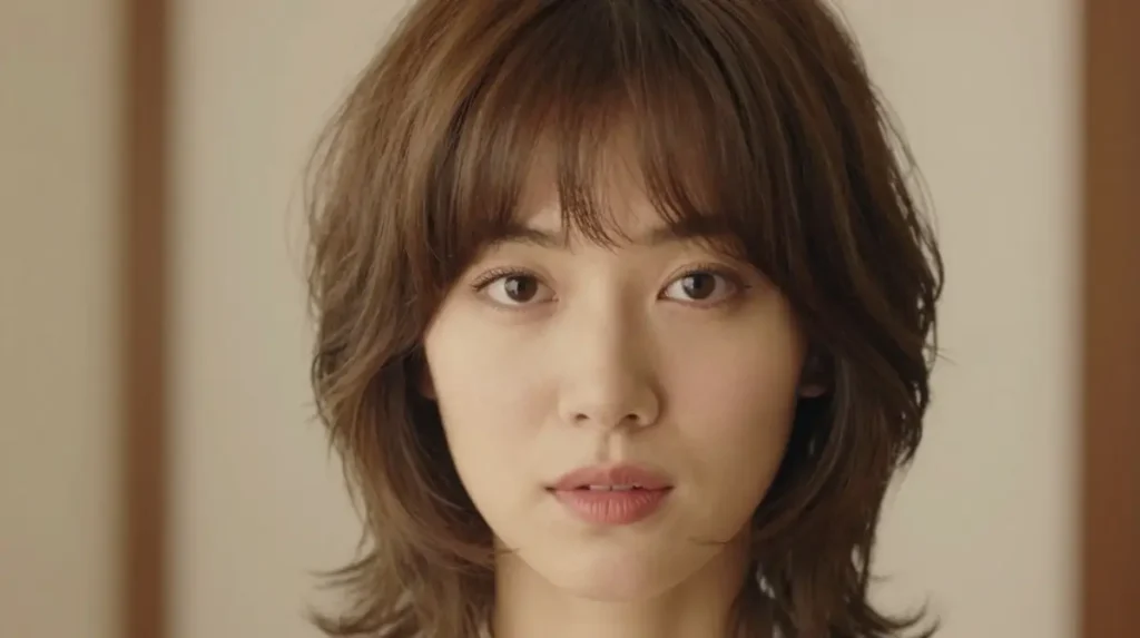 Shag Haircut with Curtain Bangs