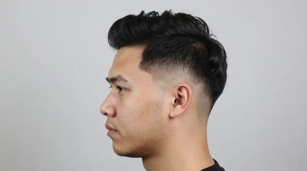 Shaved Sides for Thick Hair Men