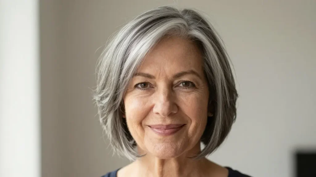 Short Bob with Face Framing Layers
