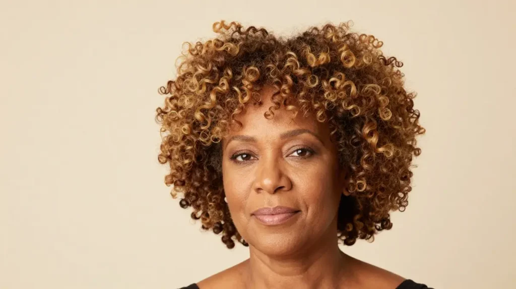Short Curly Afro with Volume