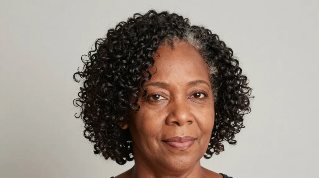 Short Curly Style for Thinning Hair