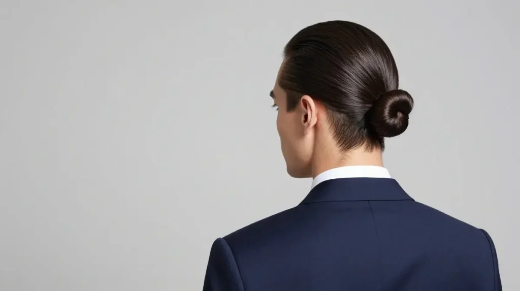 Sleek Formal Man Bun