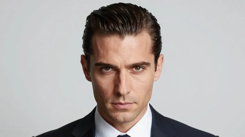 Slicked Back Hair
