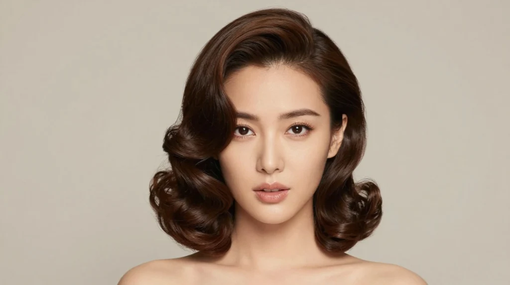 Soft Barrel Curl Blowout