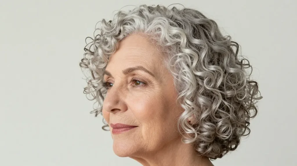 Soft Curly Bob