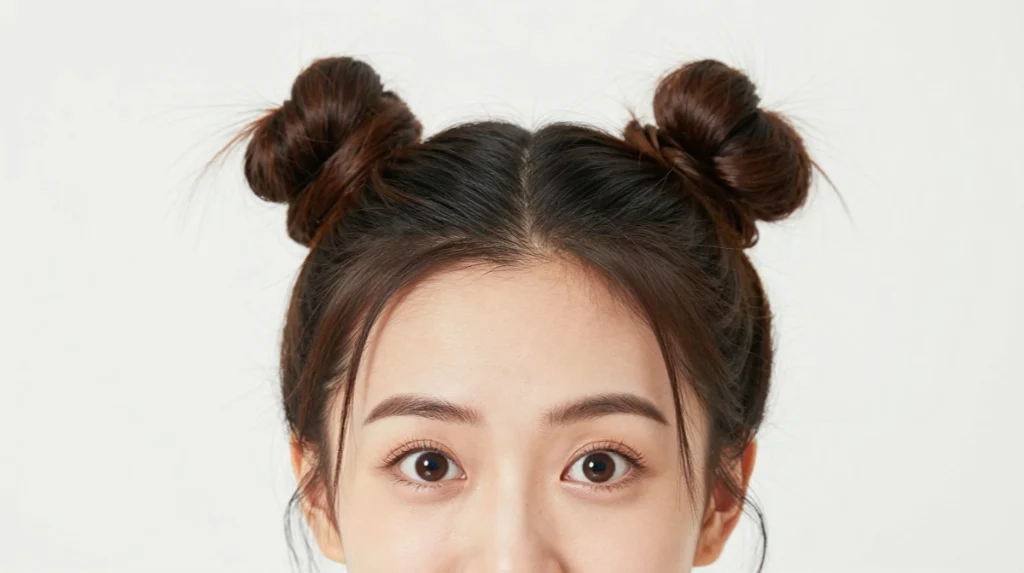Space Buns for a Fun Look