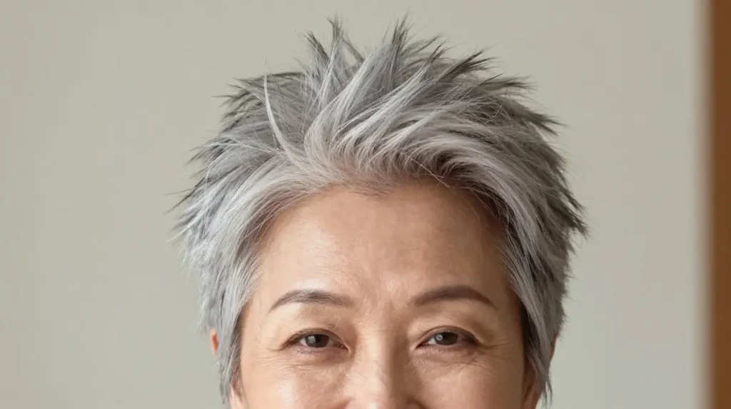 Spiky Style for Thinning Hair