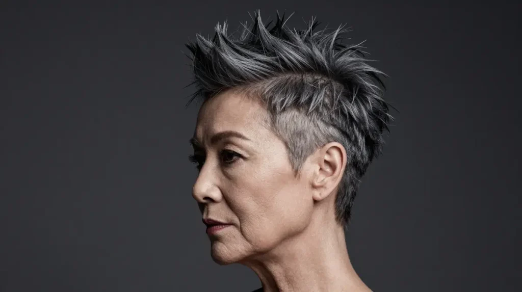 Spiky Undercut Style