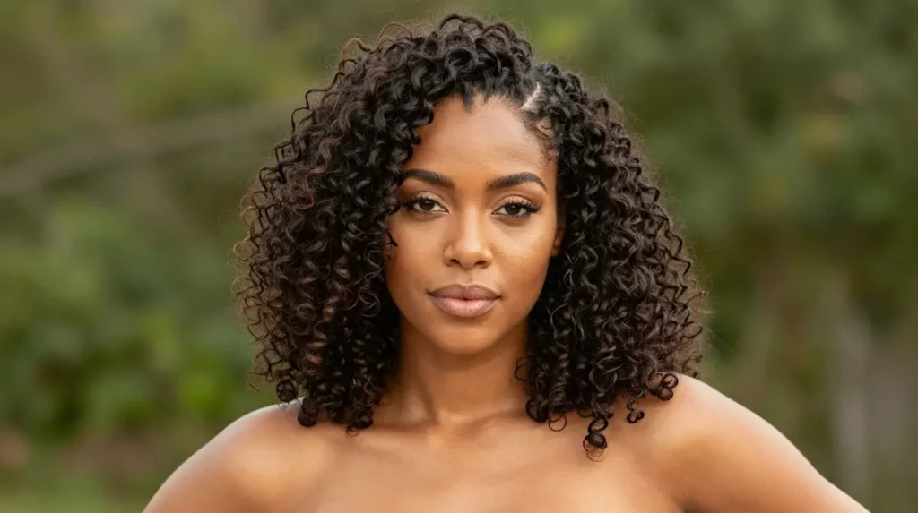 Summer Curly Weave Style