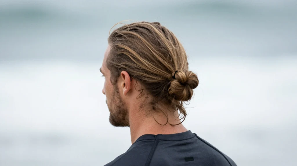 Surfer Man Bun