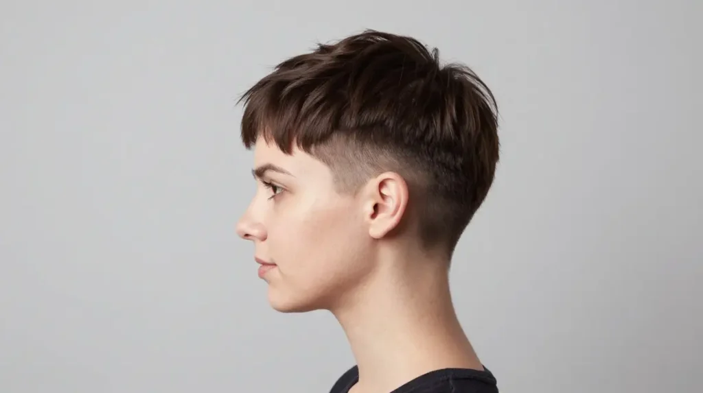 Tapered Pixie With Clean Sides