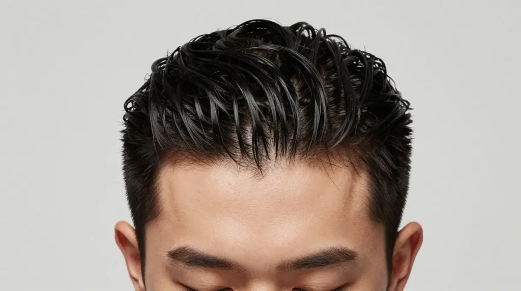 The Classic Wet Look Slick Back
