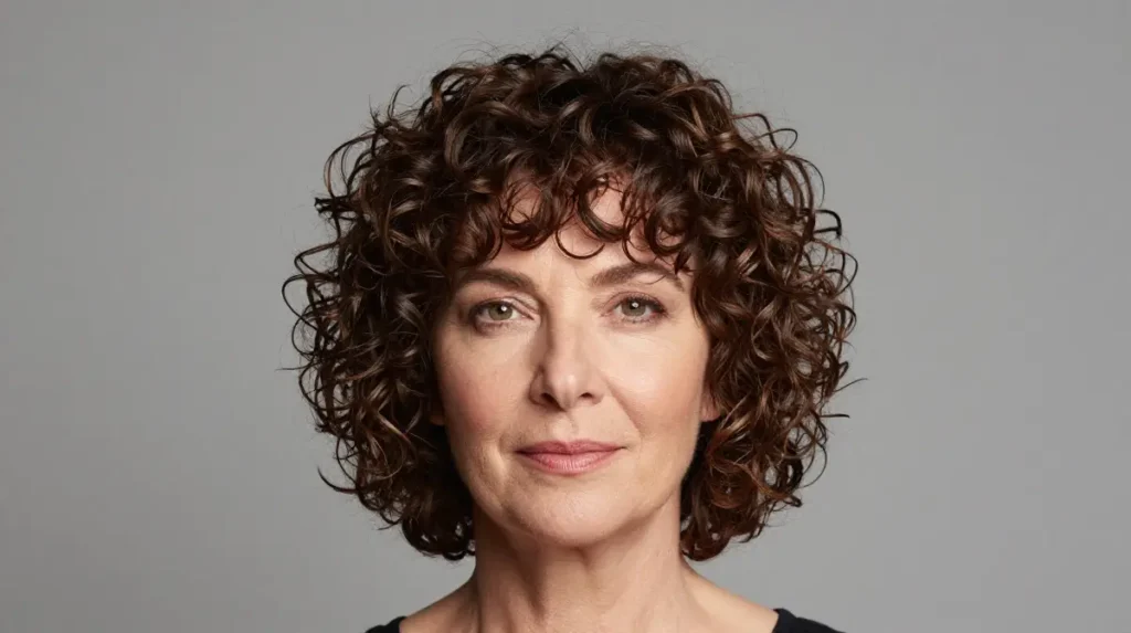 The Curly Short Shag Over 50