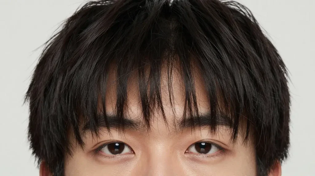 The Curtain Fringe Hairstyle for Men