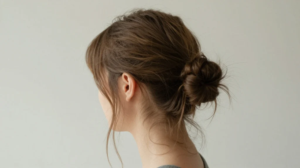The Half Bun With Loose Ends