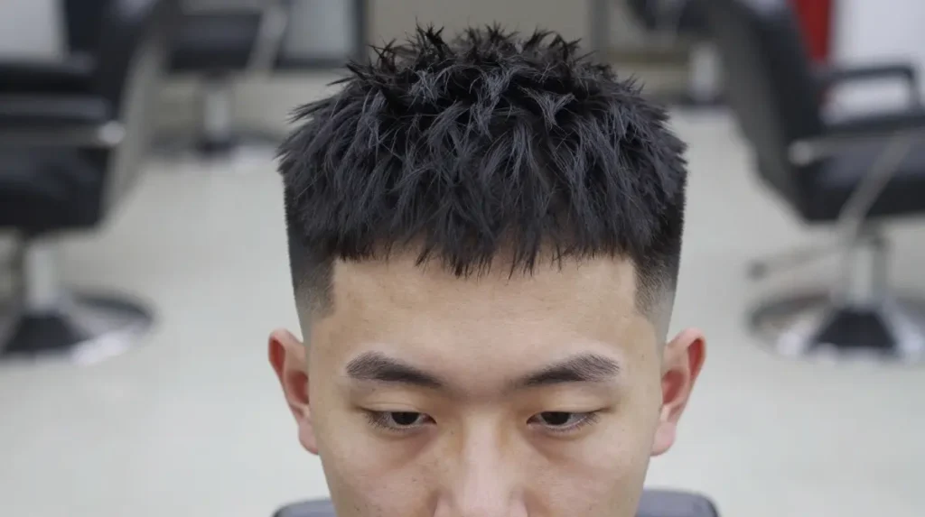 The High Fade with Textured Top