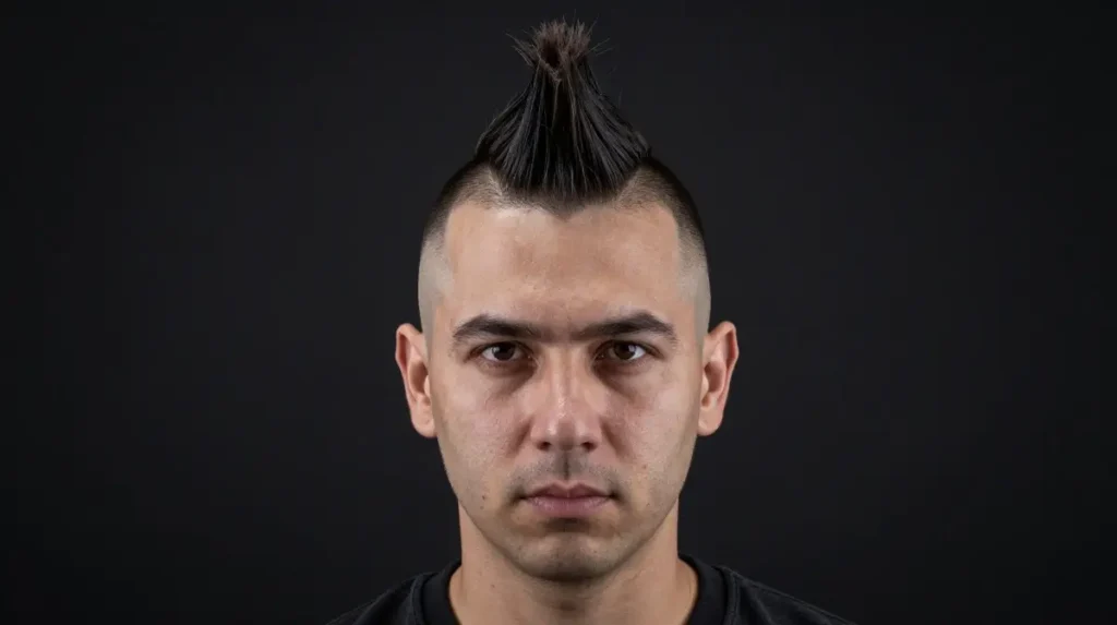 The Mohawk Haircut with Skin Fade