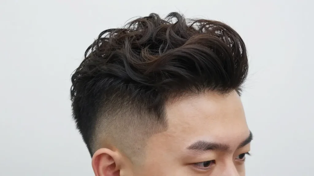 The Quiff Hairstyle with Shaved Sides