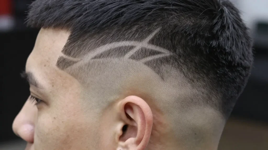 The Razor Cut with Shaved Design