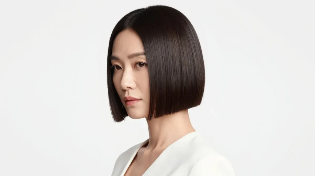 The Sleek Blunt Bob