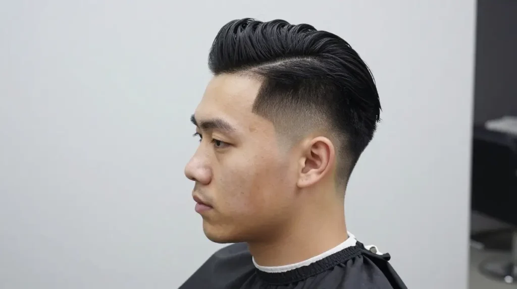 The Slicked Back Fade
