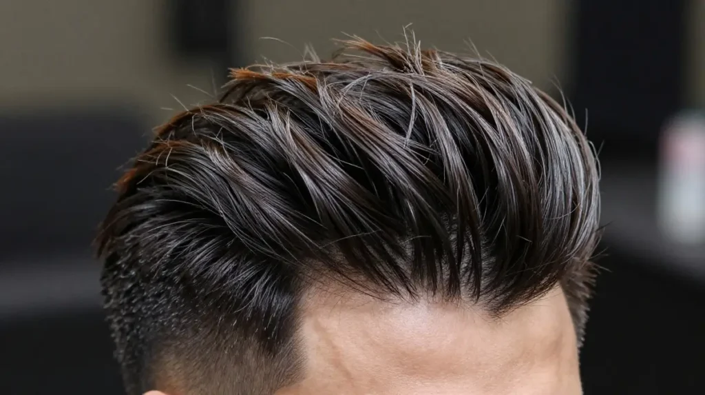 The Slicked Back Pompadour