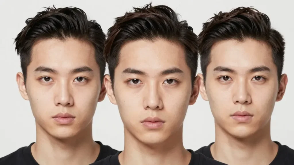 The Slicked Back for Round Faces