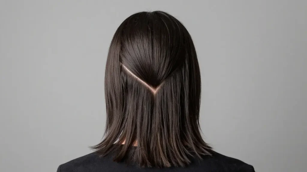 The V-Cut Hairstyle for a Defined Shape