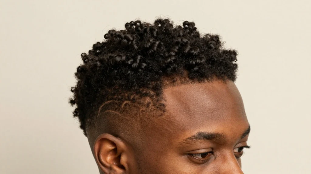 Twist Out Fade Haircut