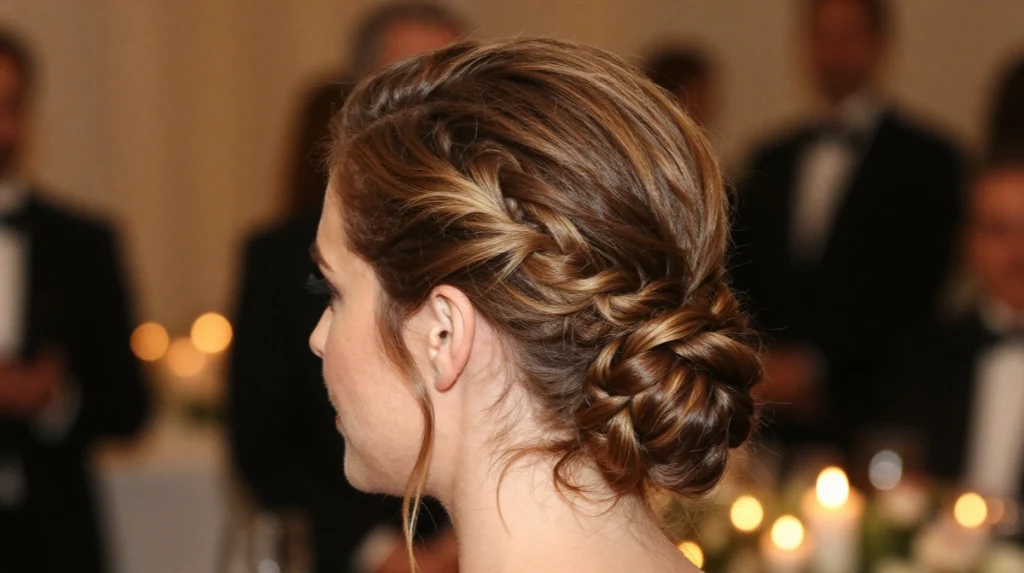 Twisted Updo for Fine Strands
