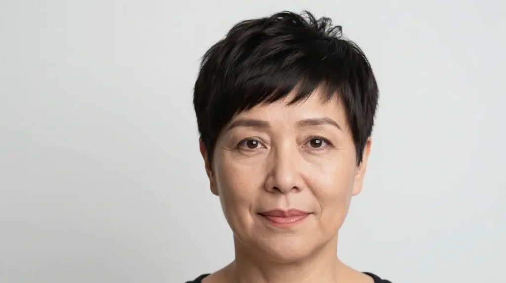 Undercut Pixie for Round Face Shapes