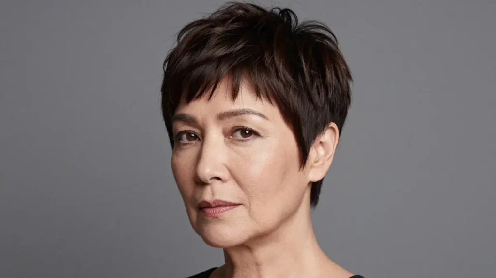 Undercut Pixie for Square Face Shapes
