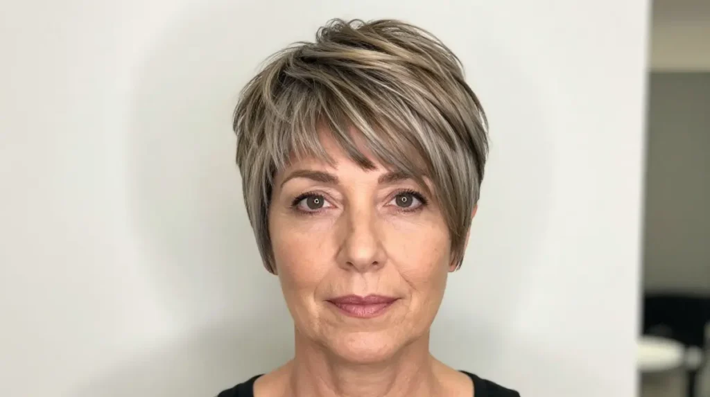 Undercut Pixie with Highlights or Balayage