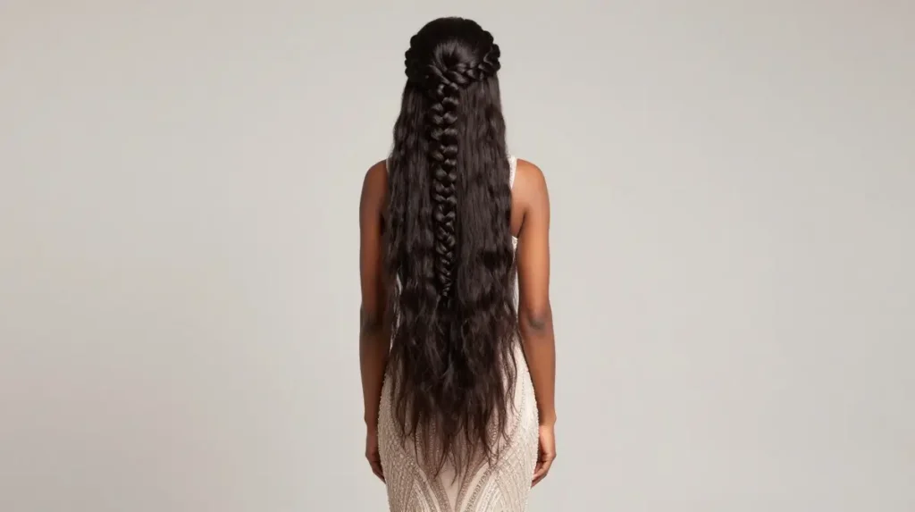 Updo for Long and Thick Hair