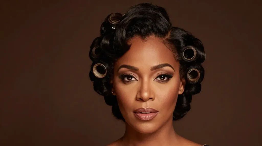 Vintage Inspired Pin Curls