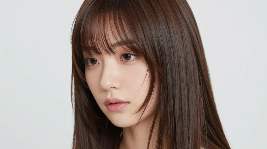 Wispy Bangs for a Soft Finish