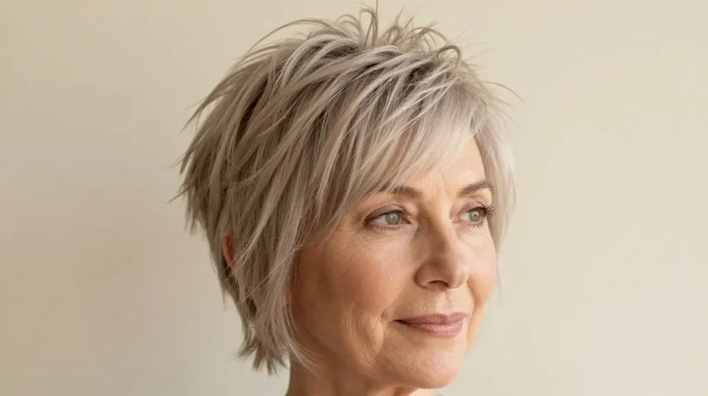 Wispy Spiky Cut for Fine Hair