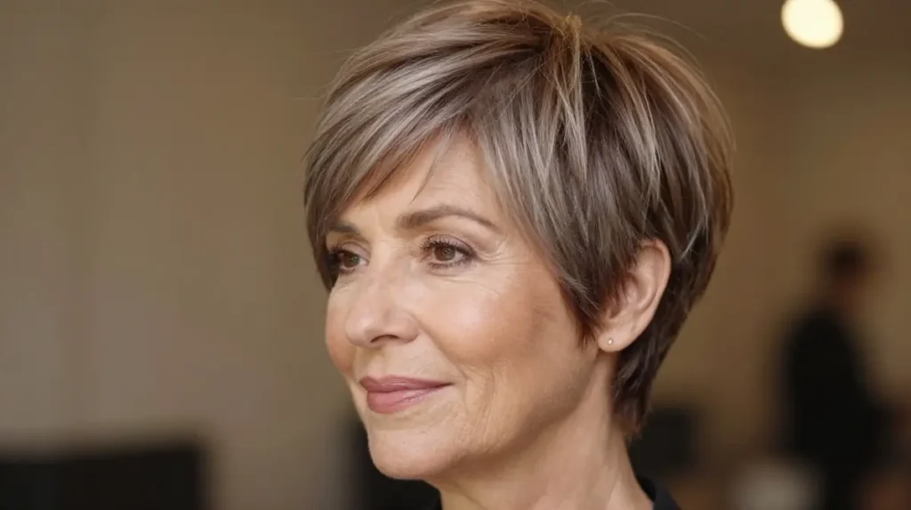 Wispy Undercut Pixie for a Feminine Look