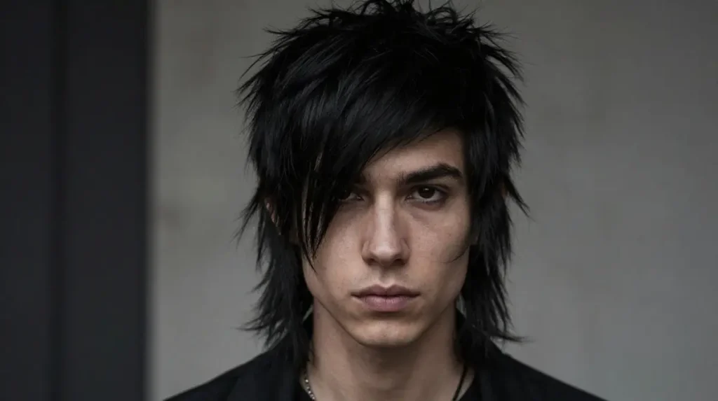 Wolf Cut Emo and Scene Style