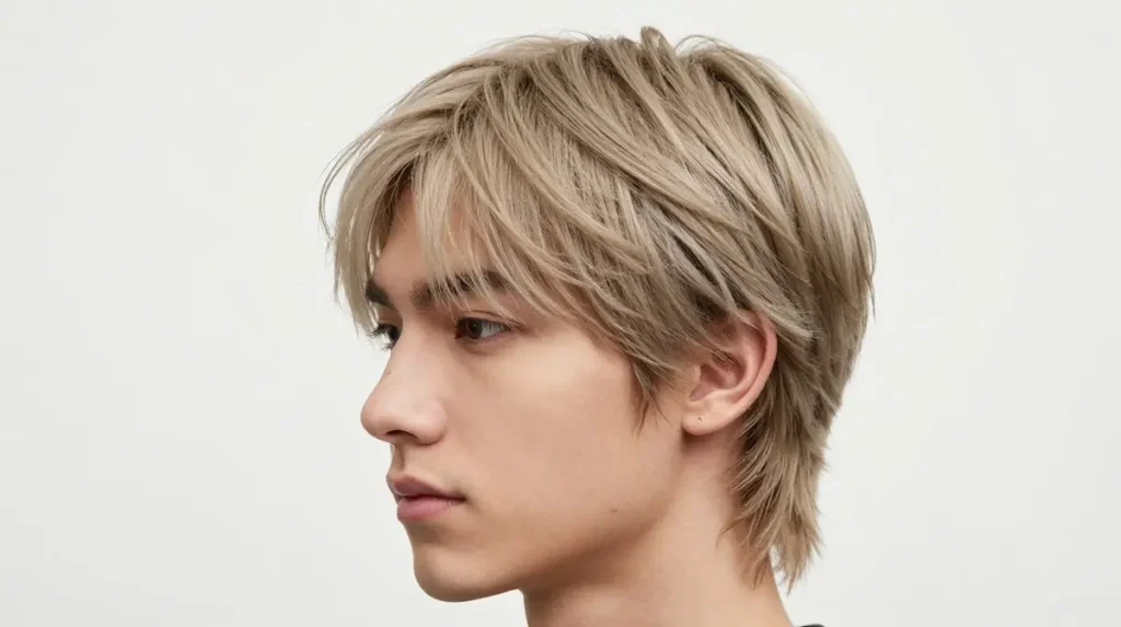 Wolf Cut for Fine Hair Men