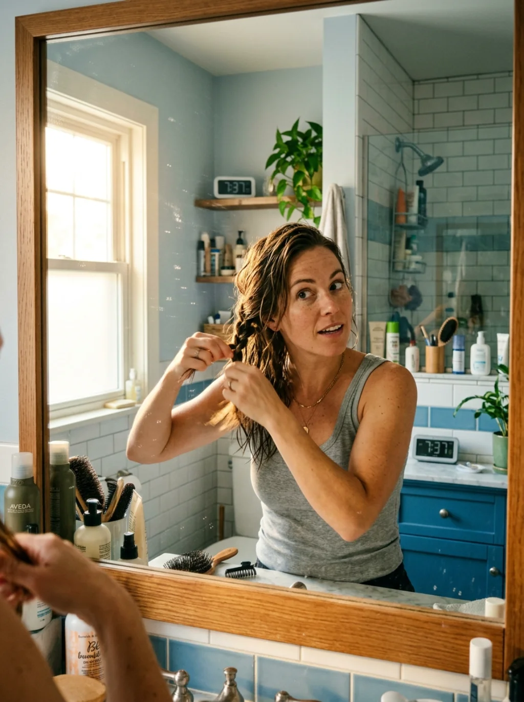 The Five Minute Mirror Trick Busy Mornings Desperately Need