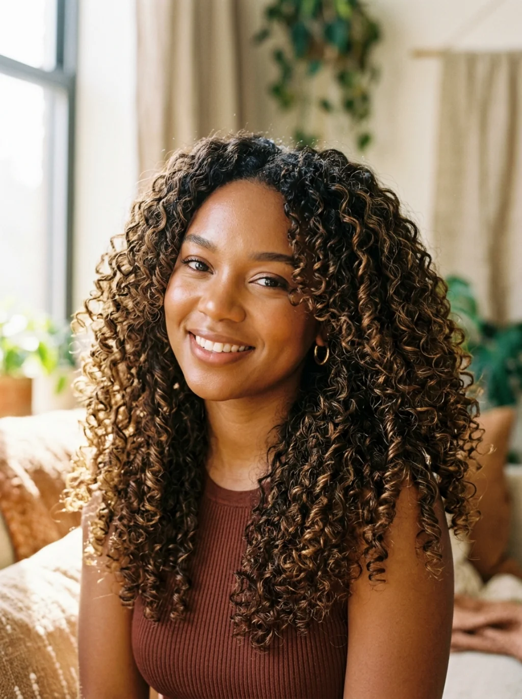 Curly Hair Rules That Nobody Explains to Round Faced Clients