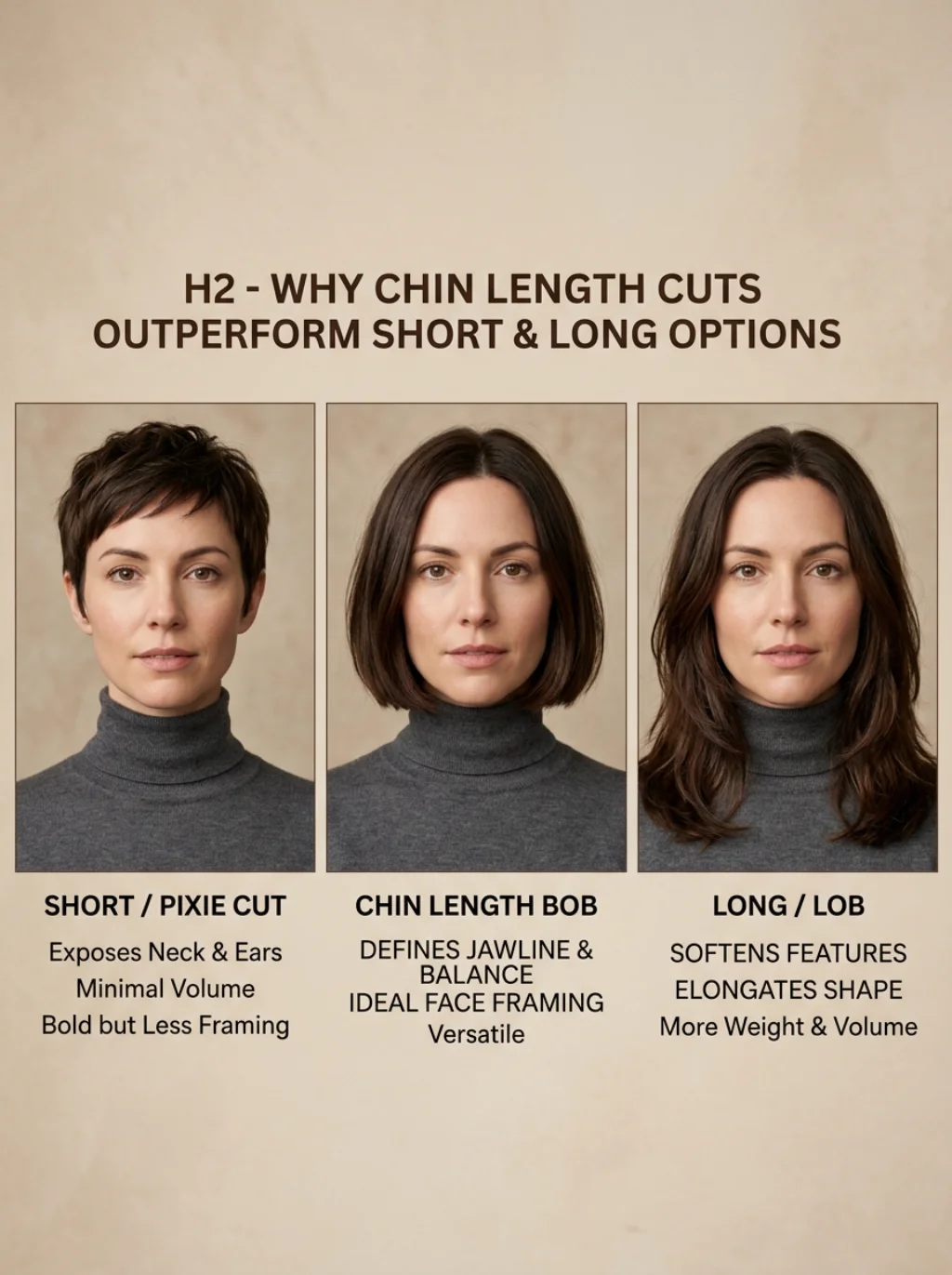 Why Chin Length Cuts Outperform Both Shorter and Longer Options