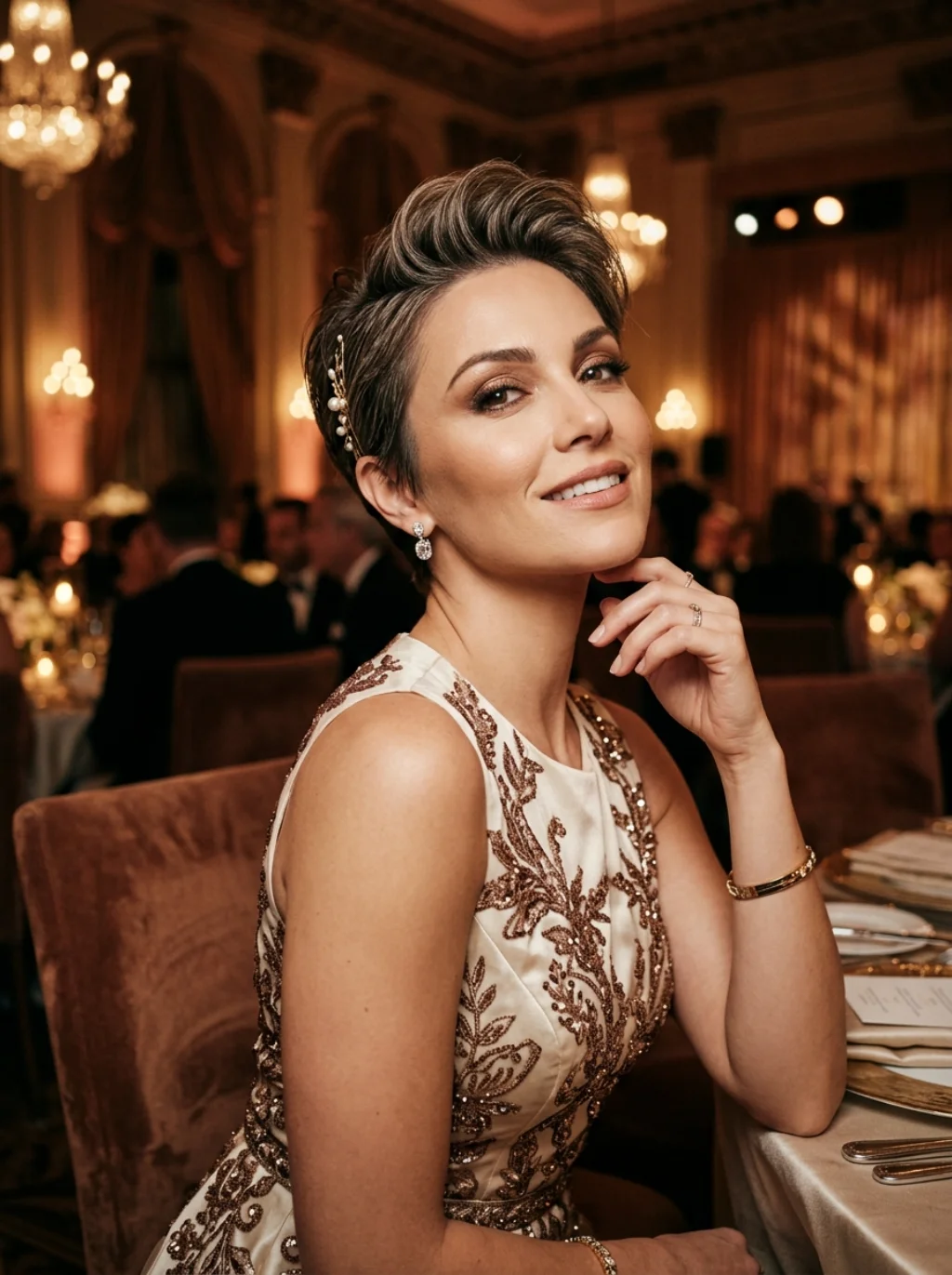 Why Pixie Cuts Deserve a Seat at the Formal Table