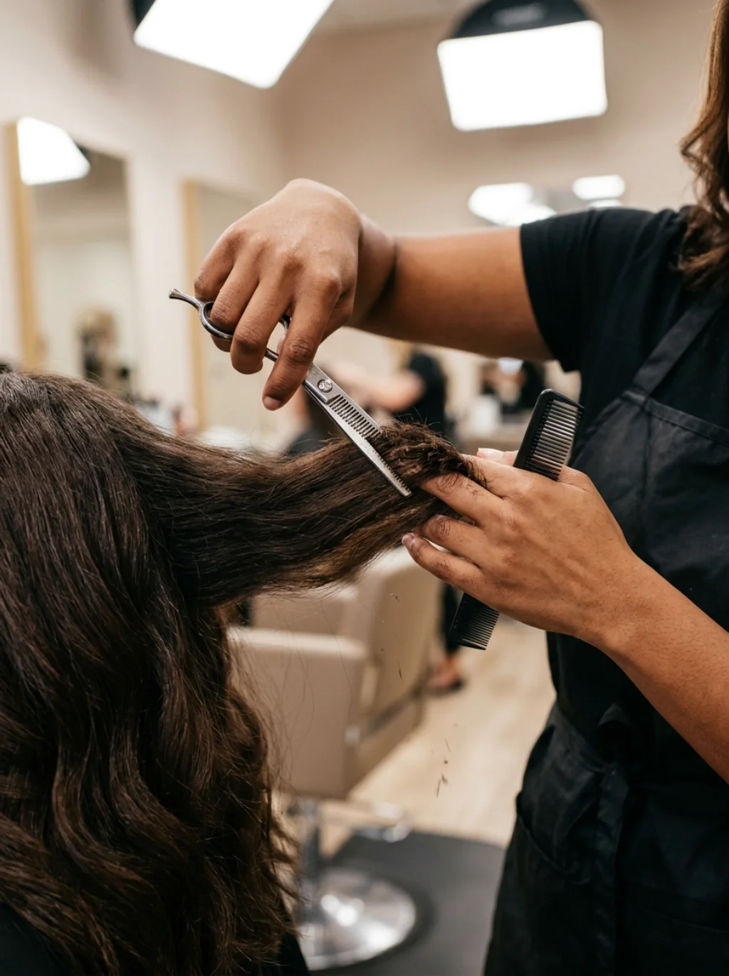 Thick Hair Strategies That Prevent an Unwanted Triangle Shape