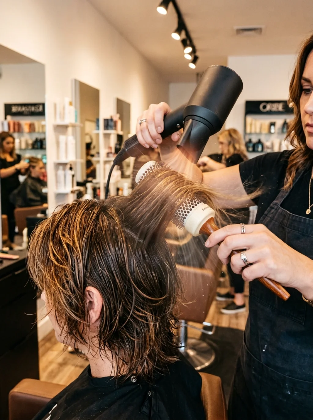 A Blow Dry Technique That Makes Layers Fall Effortlessly