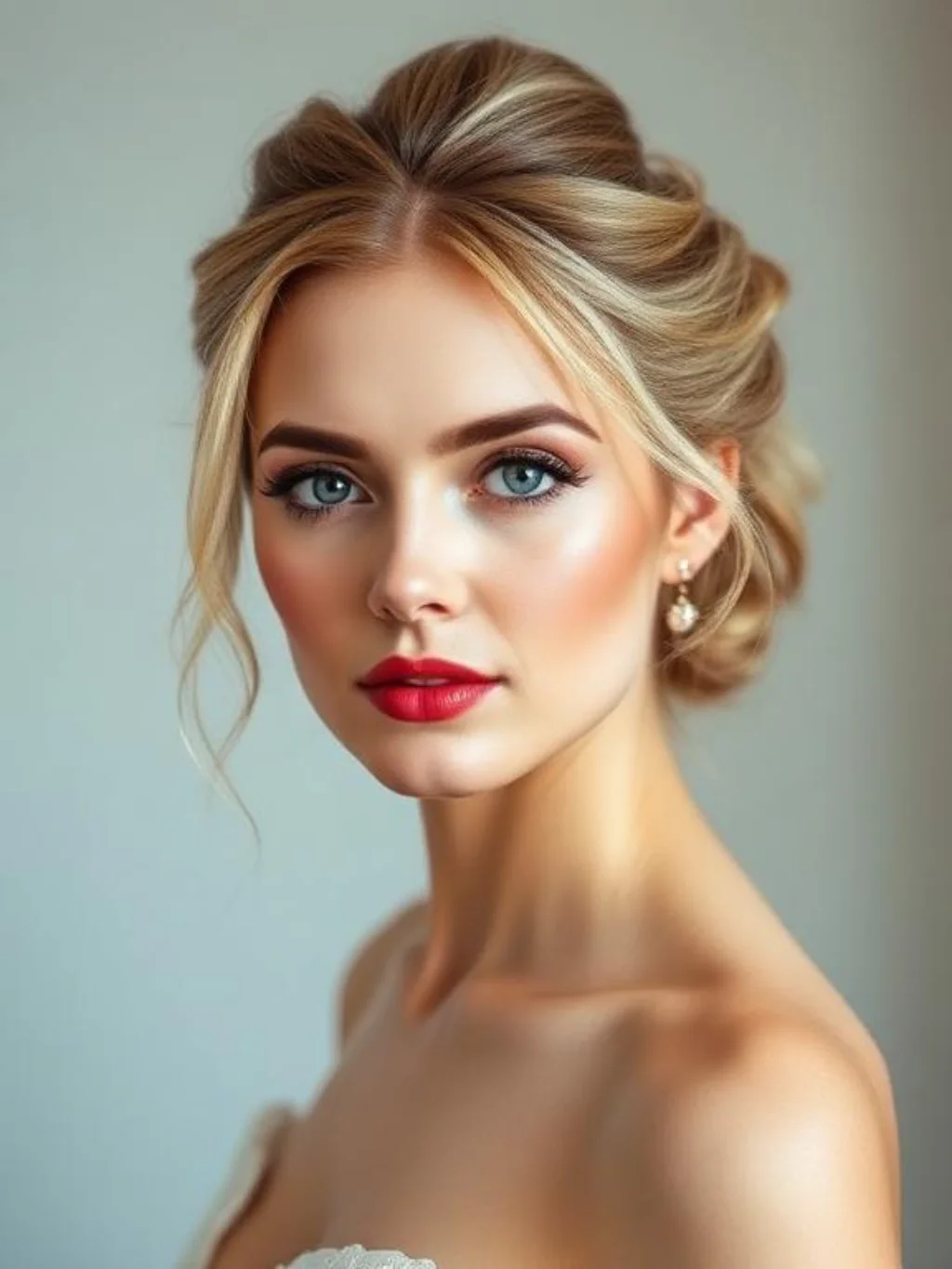 The Updo That Somehow Still Feels Effortless and Soft
