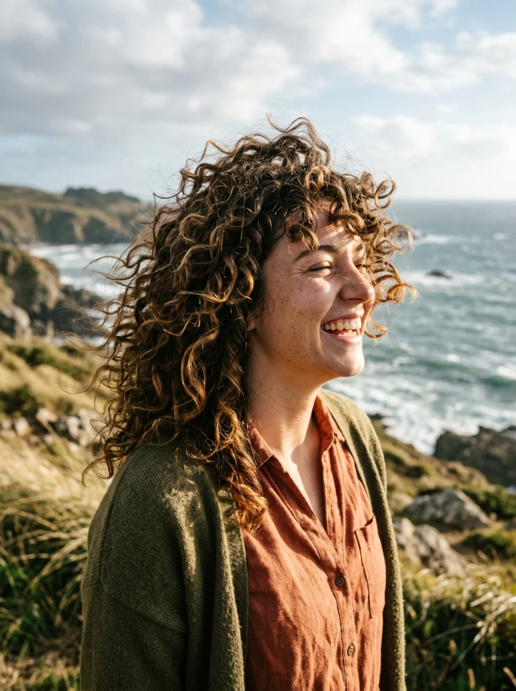 Curly Hair Refuses to Be Tamed, So This Cut Works With It