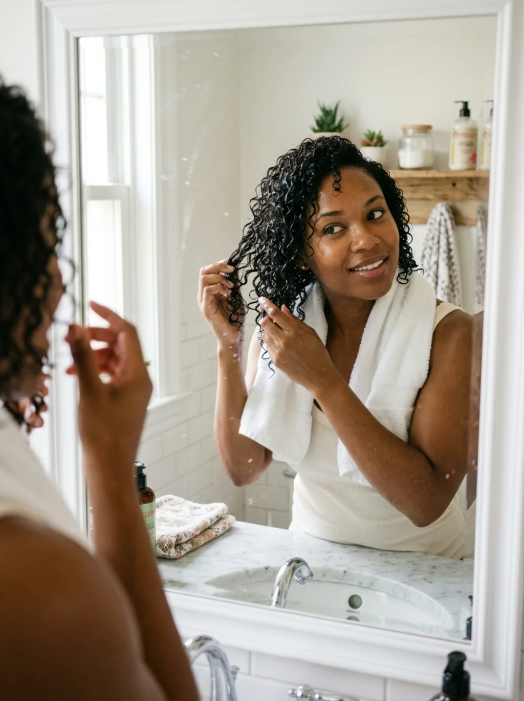 Wash and Go Mornings That Somehow Still Look Intentional