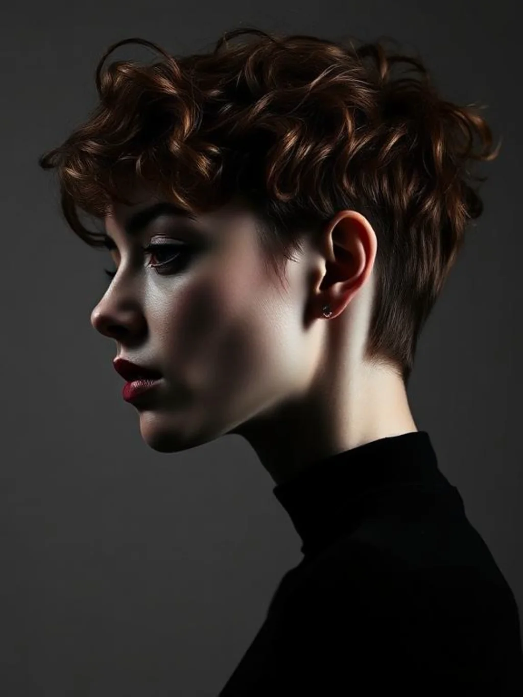 The Asymmetrical Edge That Keeps Curls Looking Deliberately Undone